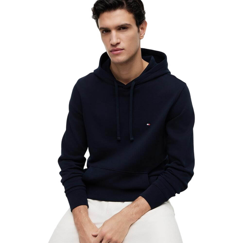 Tommy Hilfiger Flag Embroidery Terry Drawstring Hoody